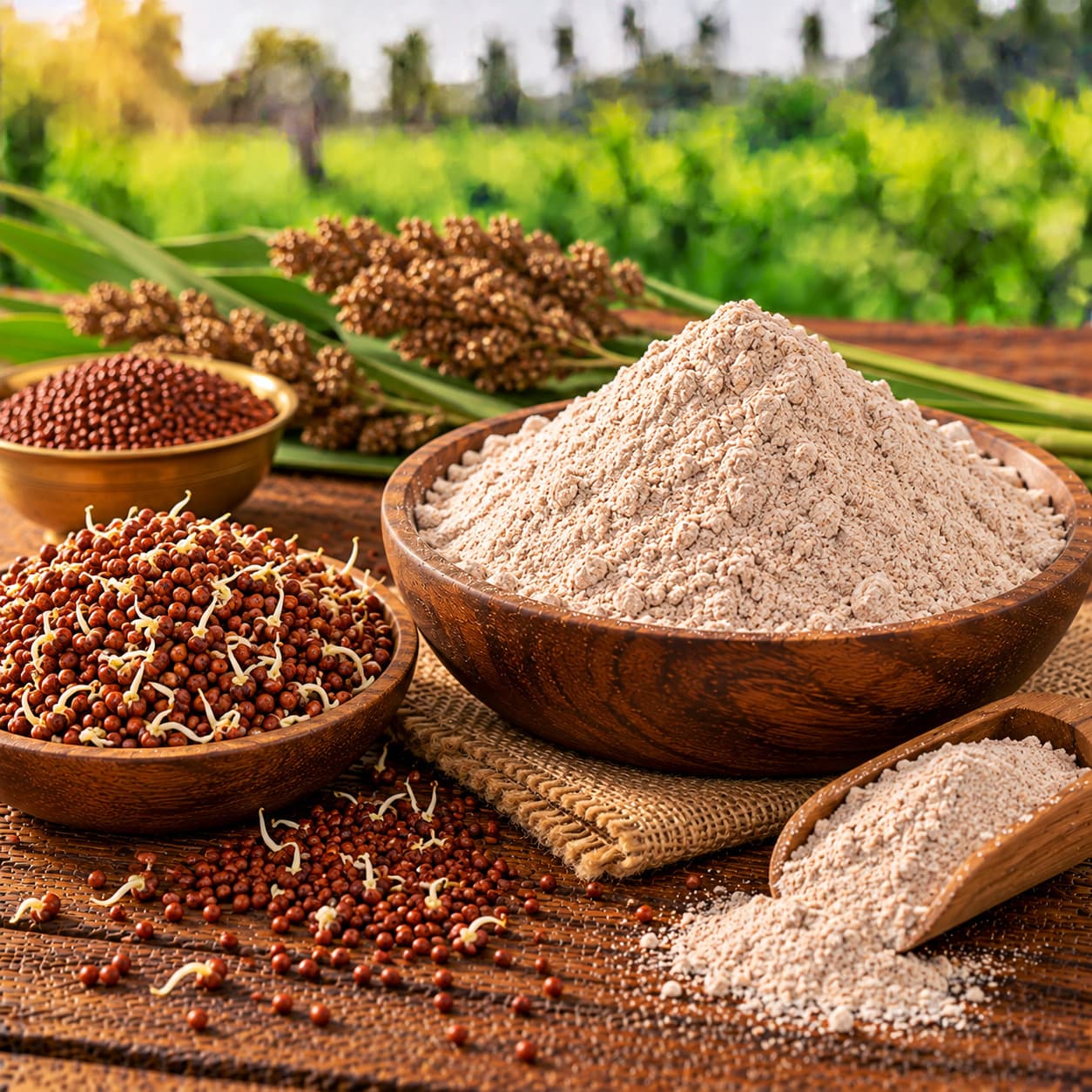 Sprouted Finger Millet Flour