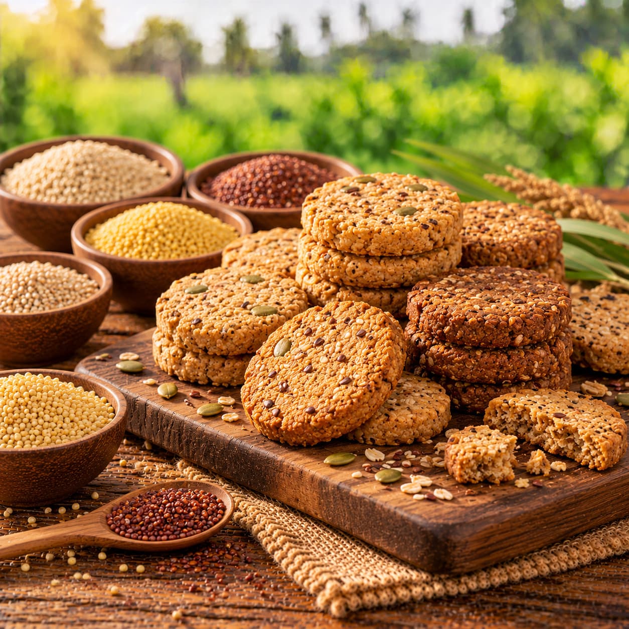 Multigrain Millet Biscuits