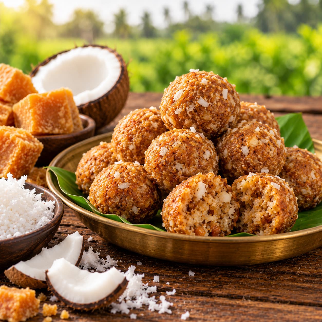 Thati bellam coconut Laddu