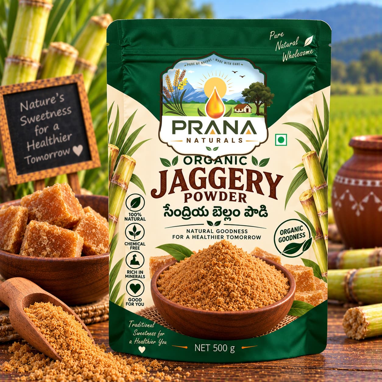 Organic Jaggery Powder
